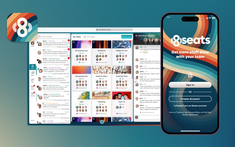 8seats desktop app user interface